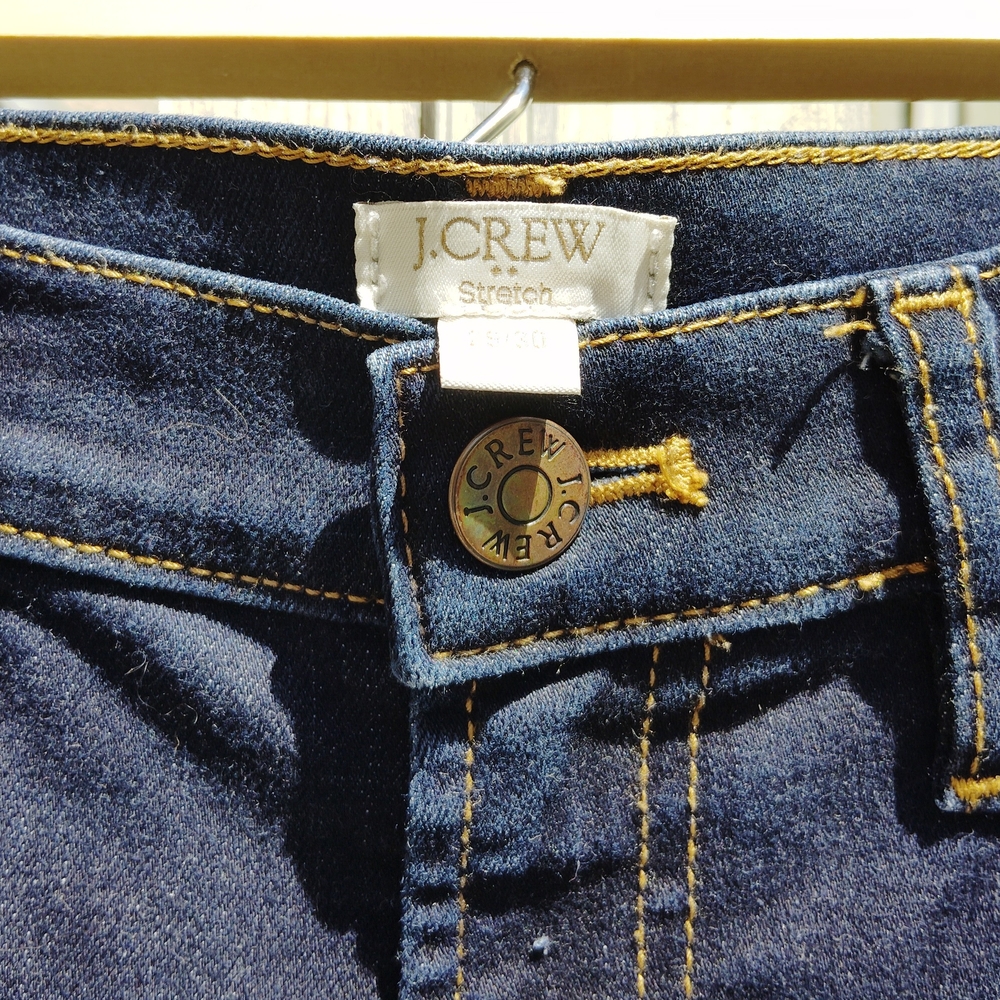 J. Crew Women's Stretch Skinny Jeans - Deep Indigo